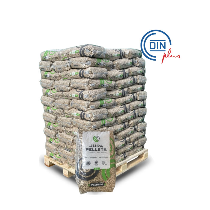 Granulés de Bois Jura Pellets – 66 sacs de 15 kg (990 kg)