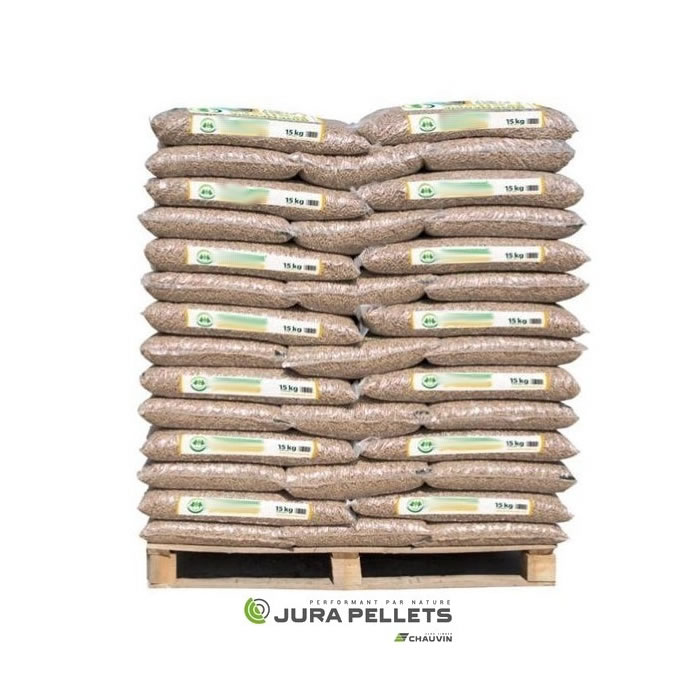 Granulés de Bois Jura Pellets – 66 sacs de 15 kg (990 kg) – Image 2